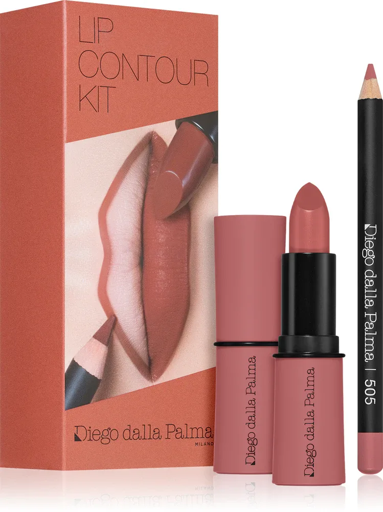 Diego dalla Palma Lip Contour Kit - Набор для губ, 5.1 г, оттенок 505 CORAL PINK