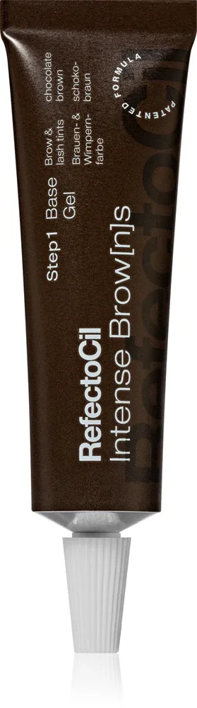 RefectoCil Intense Brow[n]s Base Gel - Краска для бровей и ресниц с гелевой консистенцией, 15 мл, оттенок Chocolate Brown