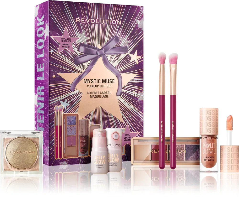 Makeup Revolution Xmas 2025 Mystic Muse - Праздничный набор подарочный для лица, 1 шт