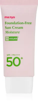 ma:nyo Moisture Foundation-Free Sun Cream - Тонирующий защитный крем SPF 50+, 50 мл
