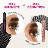 Bourjois Volume Glamour Max Intensite - Тушь для ресниц, увеличивающая объем, 12 мл, оттенок 1 Intense Black — фото 5