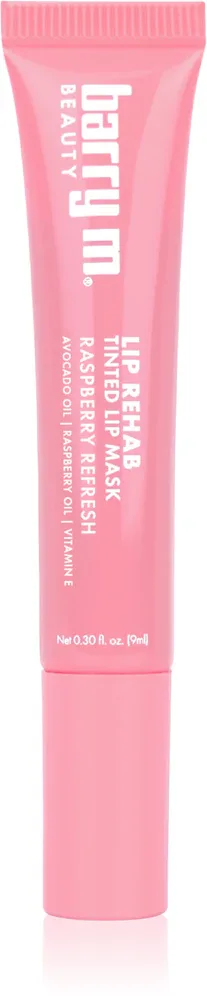 Оттеночная маска для губ Barry M Lip Rehab питательная, с маслом какао, 10 мл, оттенок Raspberry Refresh