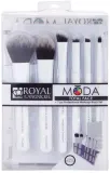 Royal and Langnickel Moda Total Face - Косметический набор кистей, 6 шт — фото 4