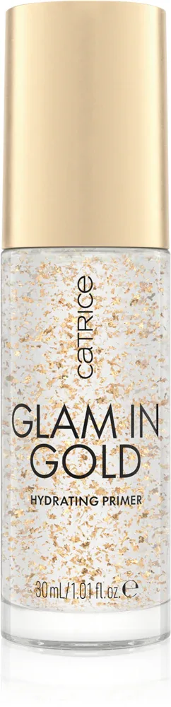 Catrice Glam In Gold Hydrating Primer - Увлажняющая база под макияж с 24-каратным золотом, 30 мл, оттенок 010 Oh My Goldness