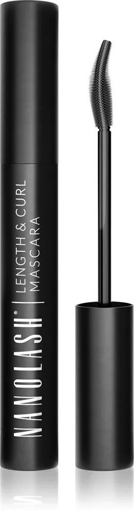 Nanolash Length&Curl Mascara - Тушь для ресниц, увеличивающая объем, удлиняющая и подкручивающая, 10 мл