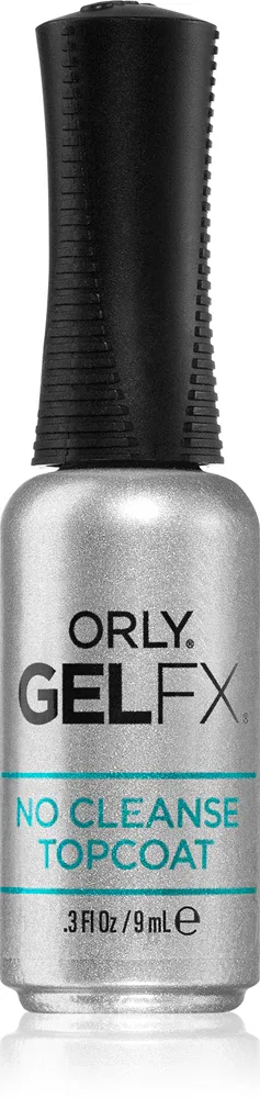 Orly Gelfx No Cleanse - Лак для ногтей с верхним покрытием для использования с УФ/СВ-лампой, 9 мл