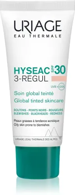 Uriage Hyseac 3-Regul - Комплексный уход для лица с тонизирующим эффектом против несовершенств кожи SPF 30, 40 мл