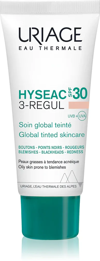Uriage Hyseac 3-Regul - Комплексный уход для лица с тонизирующим эффектом против несовершенств кожи SPF 30, 40 мл