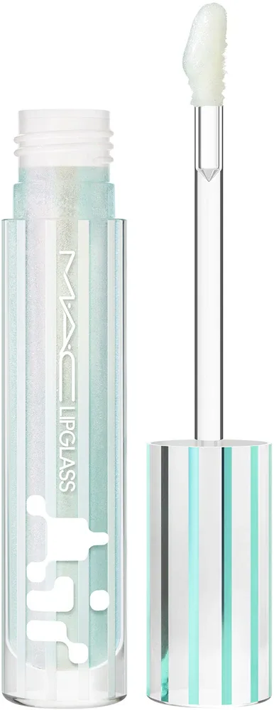 MAC Cosmetics Holiday Lipglass Air - Увлажняющий блеск для губ, 5 мл, оттенок Hint Of Mint