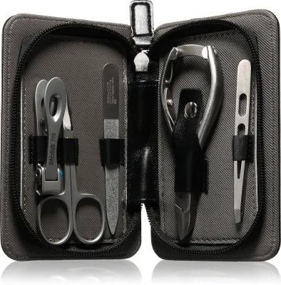 Magnum Feel The Style 237 Black - Набор для маникюра для мужчин, 5 шт