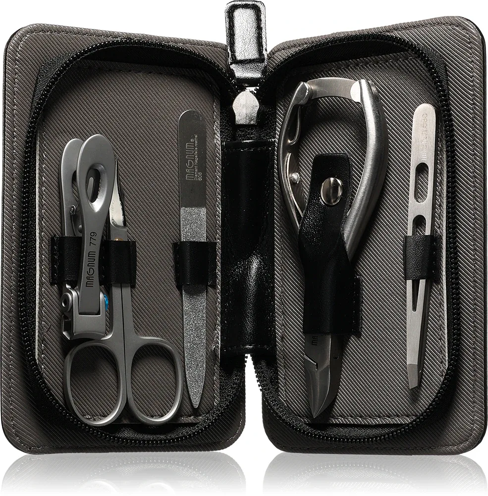 Magnum Feel The Style 237 Black - Набор для маникюра для мужчин, 5 шт
