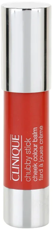 Clinique Chubby Stick Cheek Colour Balm - Румяна для щек в карандаше, 6 г, оттенок 02 Robust Rhubarb