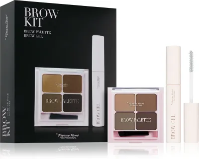 Pierre Rene Professional Brow Kit - Подарочный набор для бровей, 2 шт