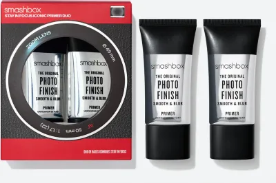 Smashbox Holiday Stay in Focus Iconic Primer Duo - Набор подарочный для женщин, 2 мл