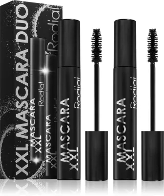 Rodial Mascara XXL Duo - Тушь для ресниц, добавляющая объем, экстра черная, 2 мл