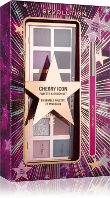 Makeup Revolution Xmas 2025 Cherry Icon - Праздничный набор для глаз, 1 шт