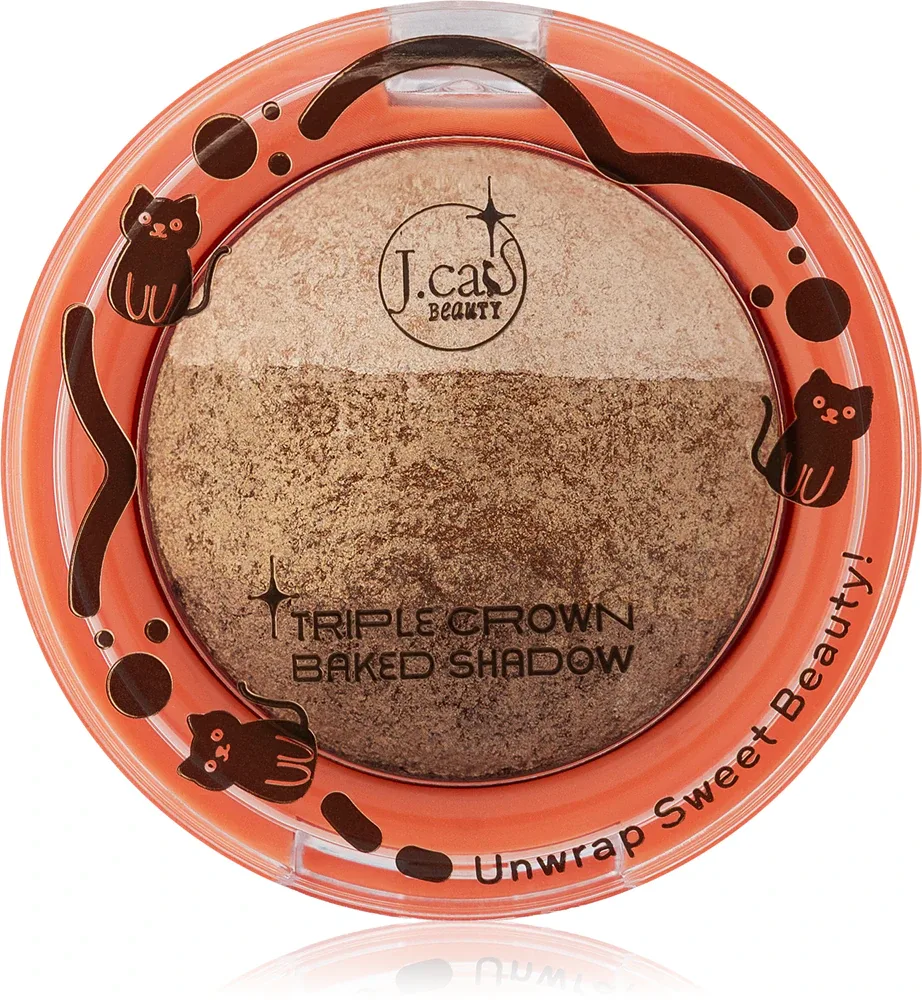 J.Cat Beauty Triple Crown - Тушь для ресниц: длительные тени для век, 2.5 г, оттенок 108 Baked Alaska