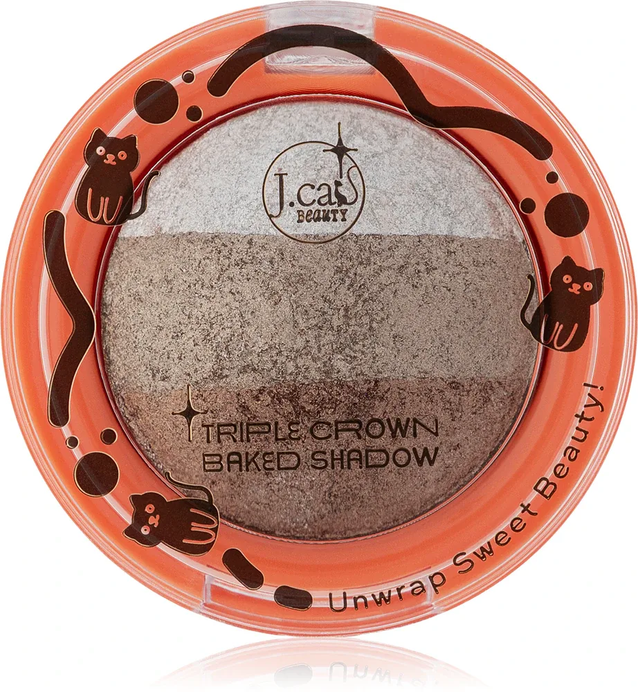 J.Cat Beauty Triple Crown - Тушь для ресниц: длительные тени для век, 2.5 г, оттенок 103 Gingerbread