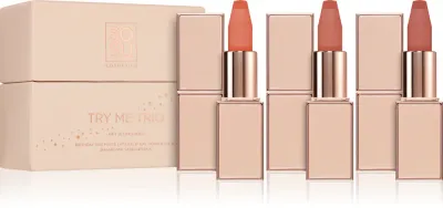 SOSU Cosmetics Try Me Trio - Набор губной помады, 3 г