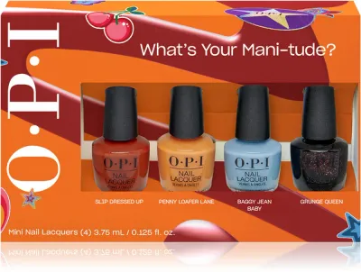 OPI The Mani-tude Nail Lacquer - Набор для маникюра, 4 мл