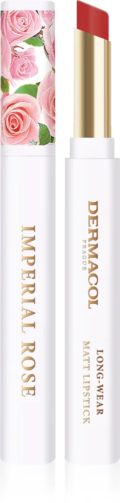 Dermacol Imperial Rose - Матовая помада с розовым ароматом, 1.6 г, оттенок 04