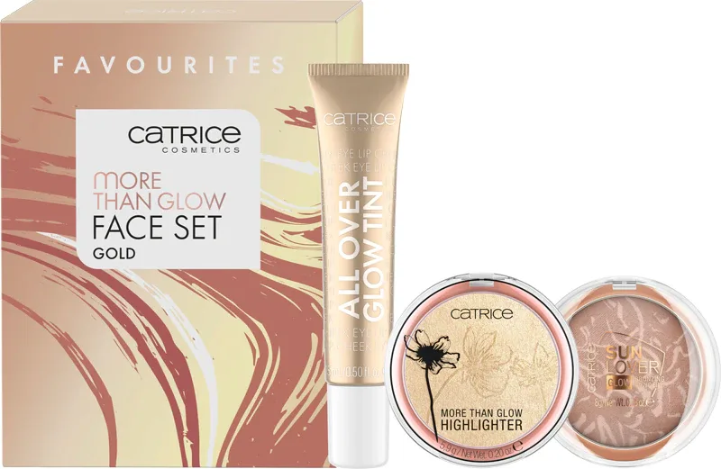 Catrice More Than Glow Face Set - Набор для макияжа, оттенок Gold