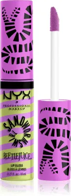 NYX Professional Makeup Beetlejuice Sandworm Swirl - Блеск для губ: лśniący блиск для губ, 8 мл
