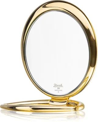 Зеркало настольное Janeke Gold Line Table Double Mirror двустороннее, с 3-кратным увеличением Ø 130 mm, 1 шт