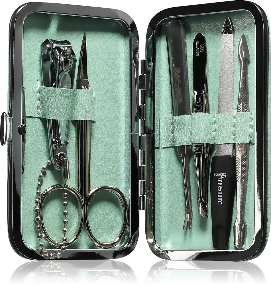 Magnum Feel The Style 240 Green - Набор для маникюра, 6 шт
