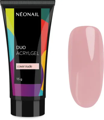 Акригель для ногтей NEONAIL Duo Acrylgel Cover Nude бежевый, глянцевый