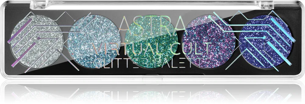 Astra Make-up Virtual Cult - Палетка теней для век: палетка теней для век, 4 г, оттенок 03 Binoic Mermaid