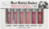 theBalm Meet Matt(e) Hughes Mini Kit - Набор помад в жидкой форме для долговременного эффекта, 6 шт — фото 1