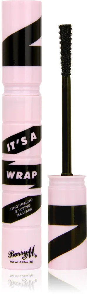 Barry M It's A Wrap - Тушь для ресниц, утолщающая и удлиняющая, 8 г, оттенок Black