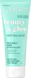 Eveline Cosmetics Beauty & Glow Keep Balance! - Матирующий крем с детокс-эффектом, 75 мл — фото 1