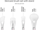 Notino Spa Collection Skincare brush set with stand - Набор кистей для ухода за кожей, 4 шт — фото 3