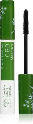 Dermacol Cannabis Great Lashes - Питательная тушь для ресниц с конопляным маслом, 9 мл