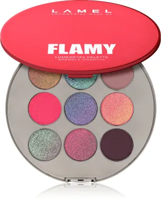 LAMEL Flamy Lumeneyes Palette - Палетка теней для век: палетка теней для век, 9 г