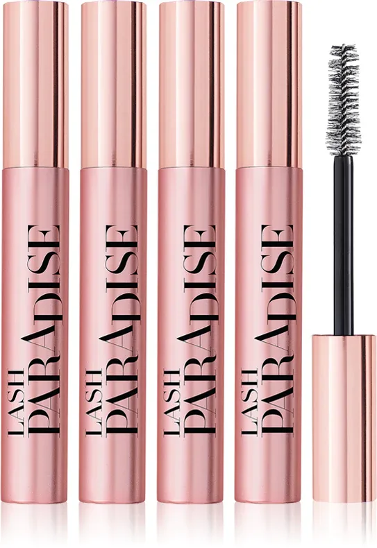 L’Oreal Paris Lash Paradise - Тушь для ресниц, удлиняющая и придающая объем, черная 4x, 4 мл, оттенок Black 4x