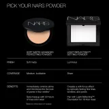 NARS SOFT MATTE POWDER - Пудра матирующая, 9 г, оттенок COVE — фото 6