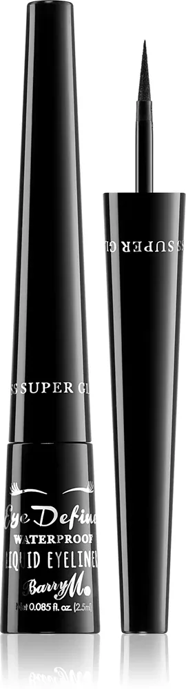 Barry M Eye Define - Подводка для глаз в жидкой форме, 2 мл, оттенок Super Gloss Black
