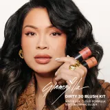 Nudestix Glamzilla Dirty 30 Blush Kit - Многофункциональный косметический продукт для макияжа глаз, губ и лица, 2 шт — фото 3