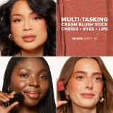 Nudestix Glamzilla Dirty 30 Blush Kit - Многофункциональный косметический продукт для макияжа глаз, губ и лица, 2 шт — фото 4