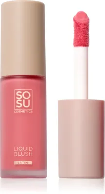 SOSU Cosmetics Liquid Blush Satin - Румяна в жидкой форме, 9 мл