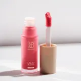 SOSU Cosmetics Liquid Blush Satin - Румяна в жидкой форме, 9 мл, оттенок Pink Pop — фото 6