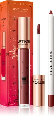 Makeup Revolution Fantasy - Подарочный набор для губ оттенок Fire