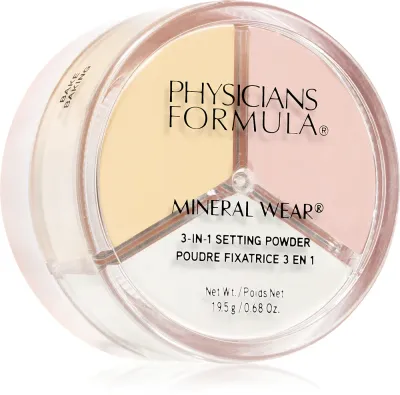 Physicians Formula Mineral Wear Diamond - Минеральная пудра 3 в 1, 19.5 г