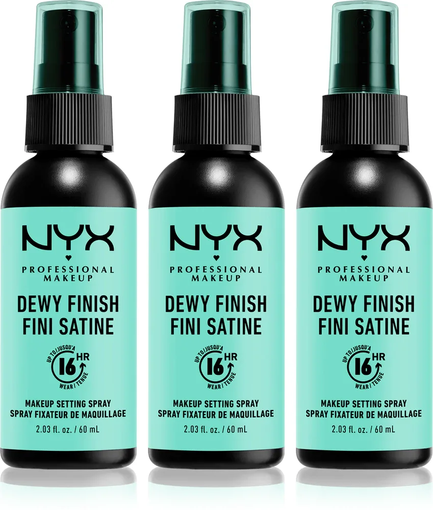 NYX Professional Makeup Makeup Setting Spray Dewy - Спрей для фиксации загара, 3 мл