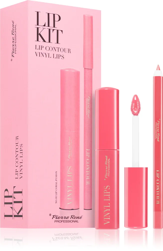 Pierre Rene Professional Lip Kit - Подарочный набор для губ, 2 шт, оттенок 2 шт