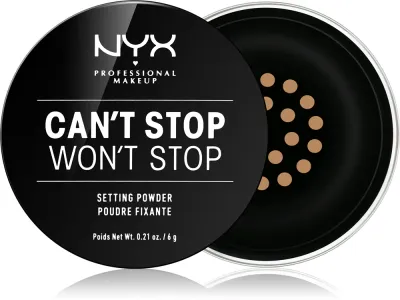 NYX Professional Makeup Can't Stop Won't Stop - Пудра сыпучая, 6 г