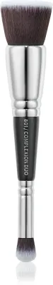ZOEVA 801 Complexion Duo Brush - Кисть для макияжа двусторонняя, 1 шт